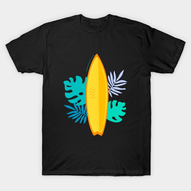 Surfboard T-Shirt by fromherotozero